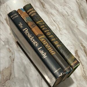 3 Vintage Hardcover Books (lot #3)